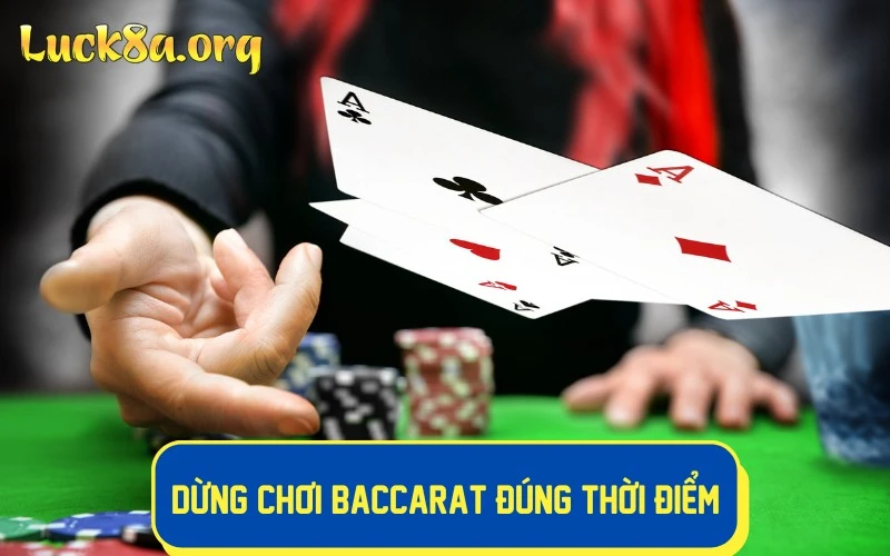 Bet thủ lựa chọn dừng chơi game Baccarat đúng thời điểm