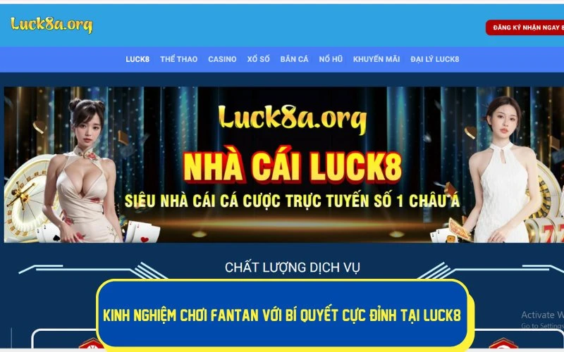 Hướng dẫn chơi fantan với bí quyết cực đỉnh tại LUCK8