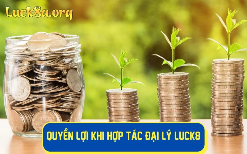 Quyền lợi khi hợp tác đại lý LUCK8