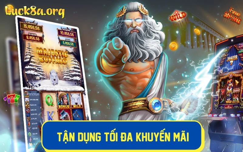 Tận dụng tối đa khuyến mãi từ sân cược là tip quay slot game hiệu quả