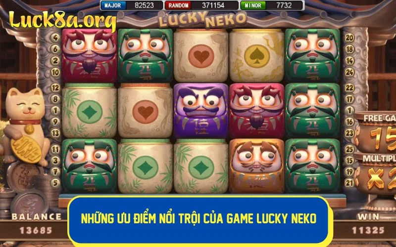 Những ưu điểm nổi trội của game Lucky Neko 