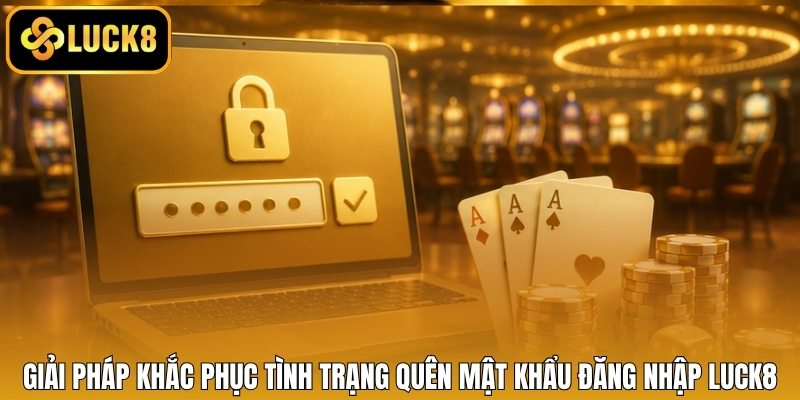 Giải pháp khắc phục tình trạng quên mật khẩu đăng nhập LUCK8