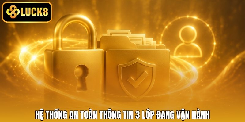 Hệ thống an toàn thông tin 3 lớp đang vận hành
