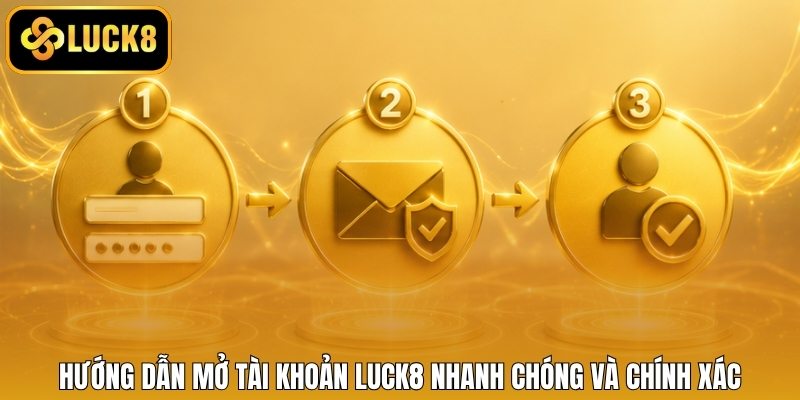 Hướng dẫn mở tài khoản LUCK8 nhanh chóng và chính xác