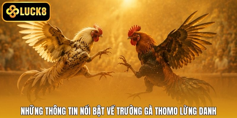 Những thông tin nổi bật về trường gà Thomo lừng danh