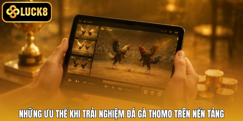 Những ưu thế khi trải nghiệm đá gà Thomo trên nền tảng